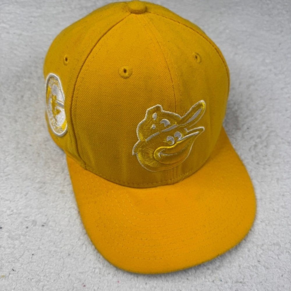 New Era 9FIFTY Hat Mens OS Yellow Baltimore Orioles MLB Cooperstown Snapback